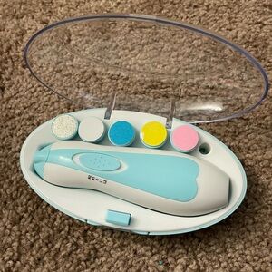 Baby electric nail trimmer file